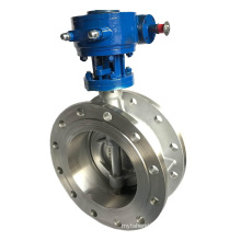 stainless steel actuated butterfly valve